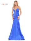 Prom Dresses Long Strapless Formal Fitted Prom Dress Royal