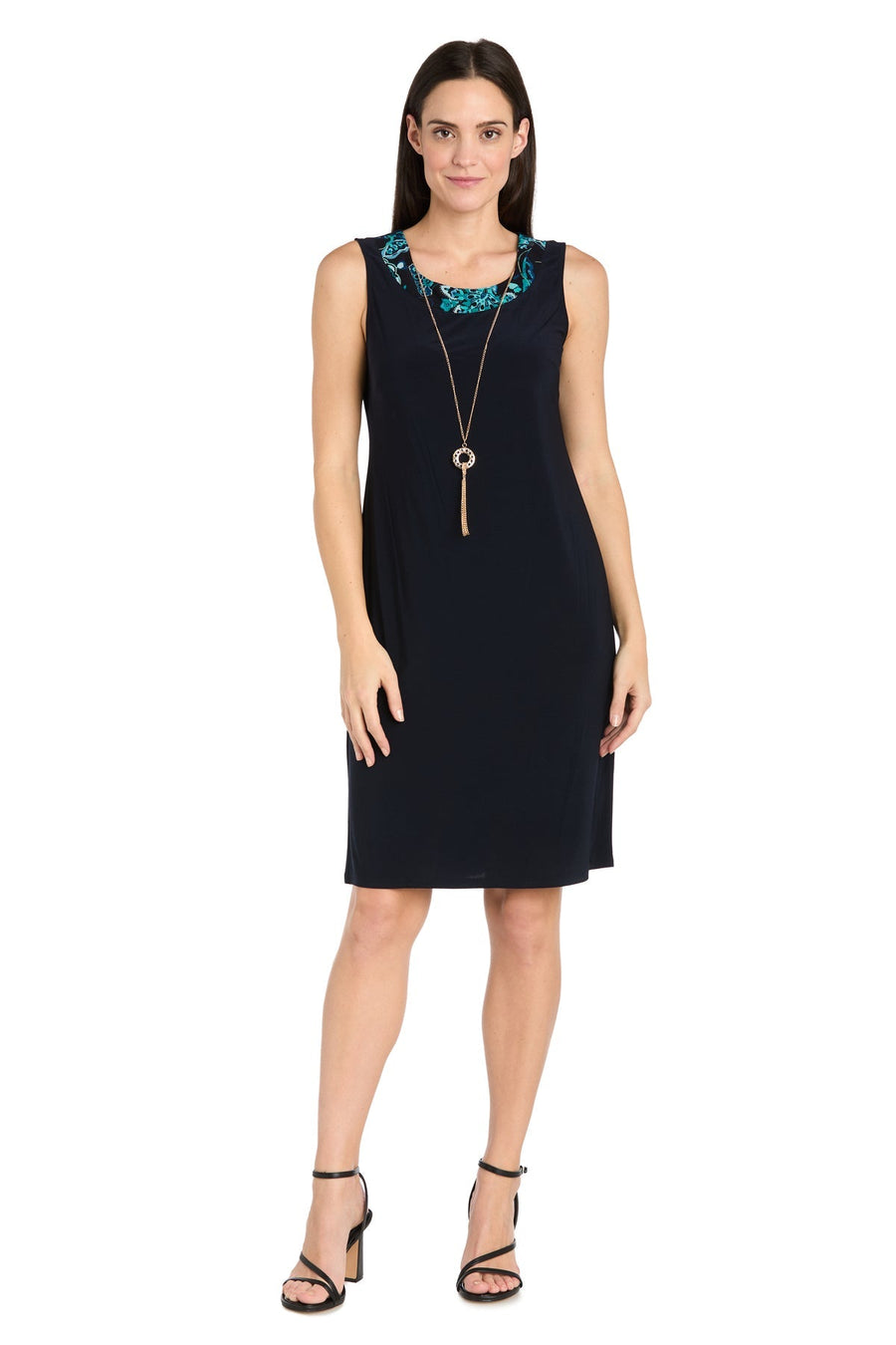 Mother of the Bride Dresses Two Piece Short Printed Cocktail Dress Navy/Teal