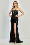 Prom Dresses Prom Long Metallic Formal Fitted Dress Black