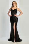 Prom Dresses Prom Fitted Lace Applique Long Formal Corset Dress Black