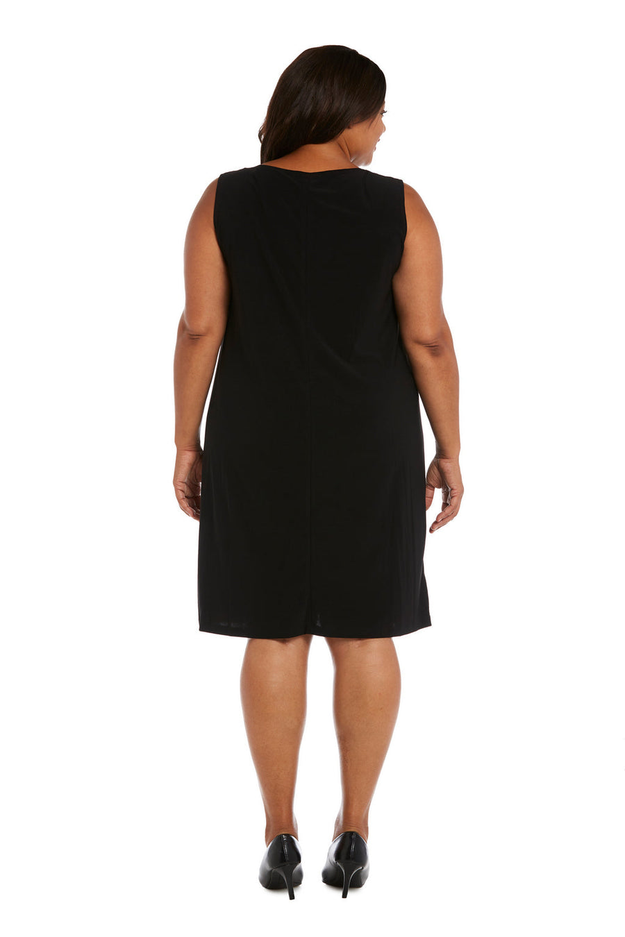 Mother of the Bride Dresses Short Printed Jacket Plus Size Mother of the Bride Dress Black/White