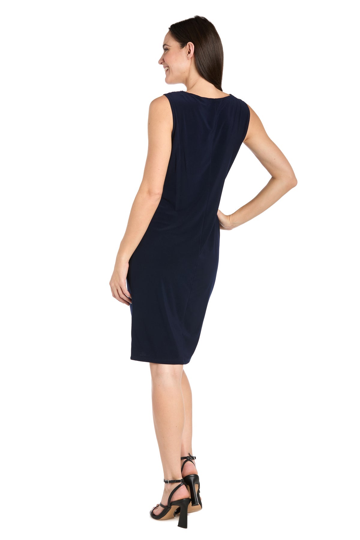 Mother of the Bride Dresses Short Mother of the Bride Printed Jacket Dress Navy/Taupe