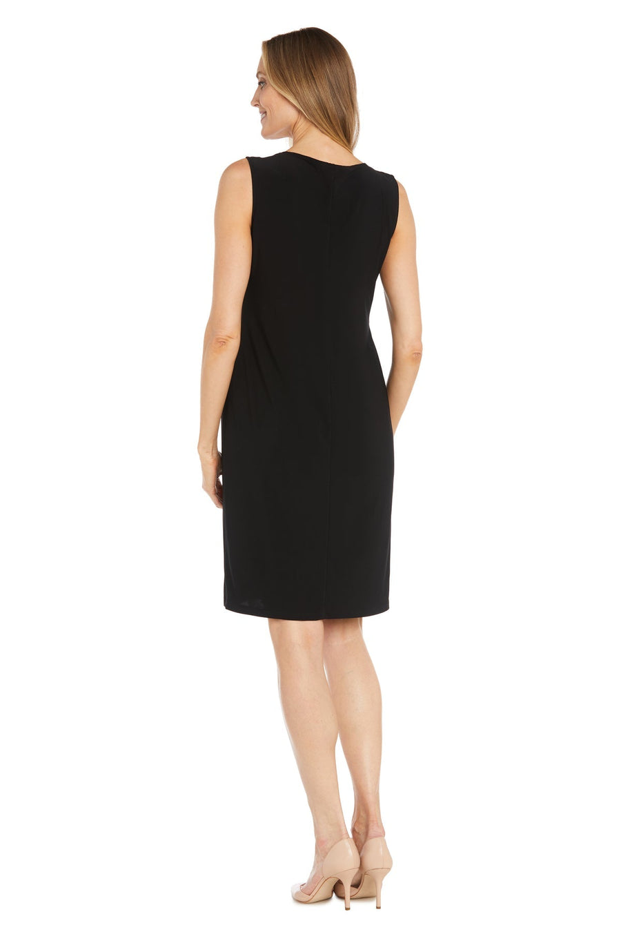 Mother of the Bride Dresses Glitter Short Petite Mother of the Bride Jacket Dress Black/Red