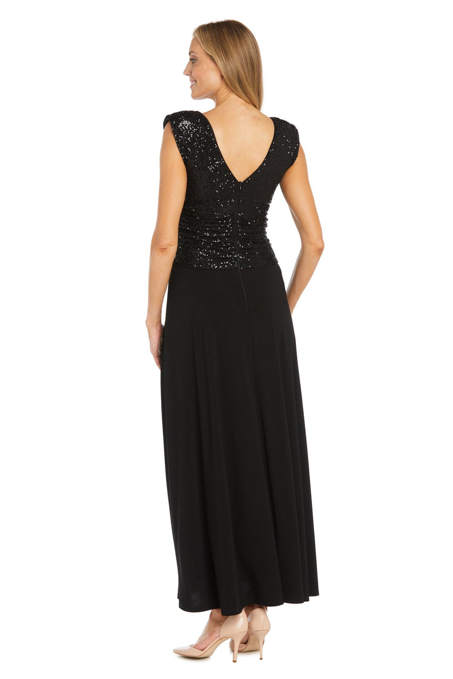 Formal Dresses Long Formal Sequin Evening Dress Black