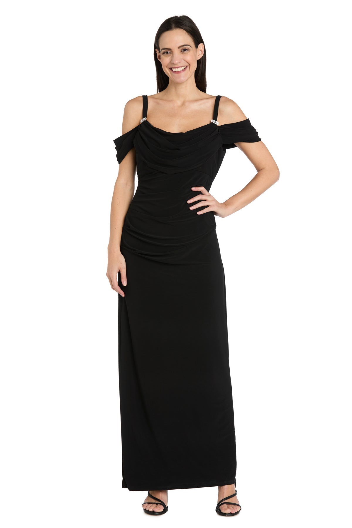 Formal Dresses Long Formal Fitted Evening Dress Black