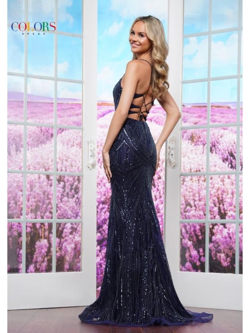 Prom Dresses Long Formal Fitted Evening Prom Dress Navy