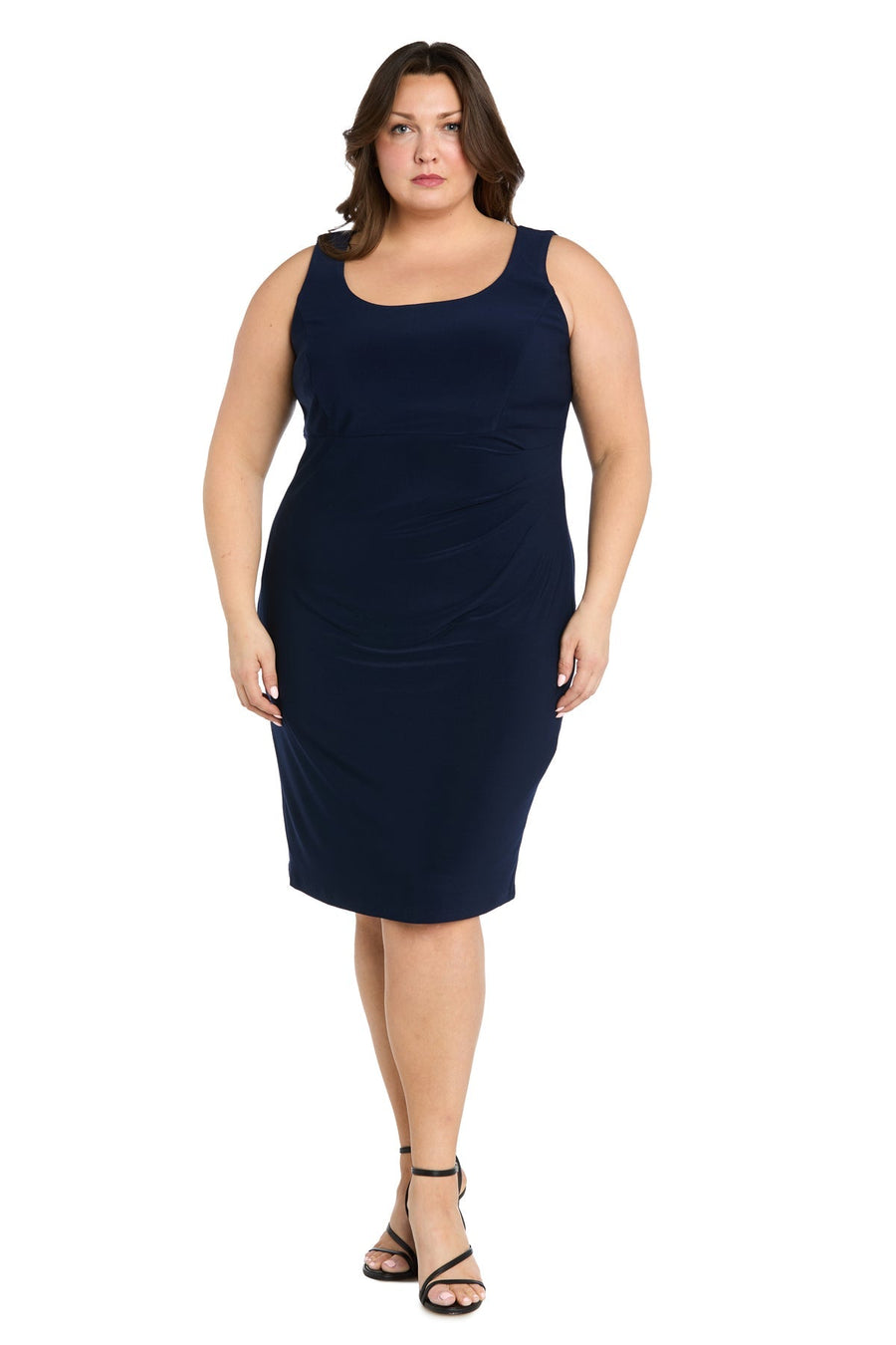 Plus Size Dresses Short Mother of the Bride Plus Size Jacket Dress Navy