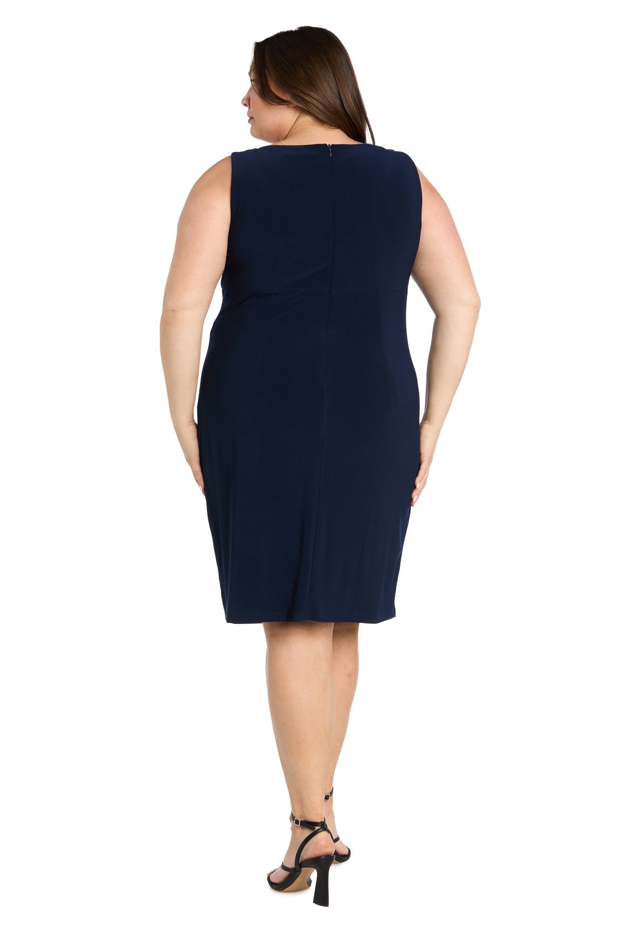 Plus Size Dresses Short Mother of the Bride Plus Size Jacket Dress Navy