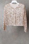 Formal Sequins Bolero Evening Jacket