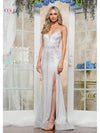 Prom Dresses Formal Long Evening Prom Dress Silver