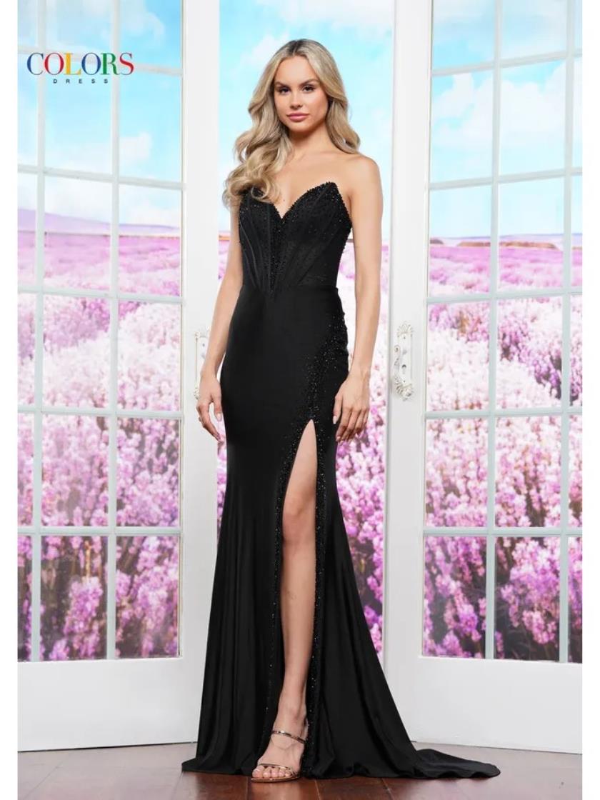 Prom Dresses Formal Fitted Long Prom Dress Black