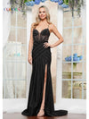 Prom Dresses Long Evening Slit Formal Prom Dress Black