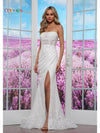 Prom Dresses Formal Fitted Long Prom Dress Off White