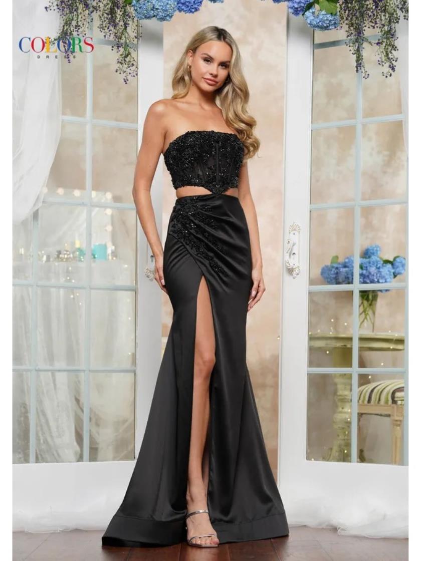 Prom Dresses Fitted Formal Long Prom Dress Black