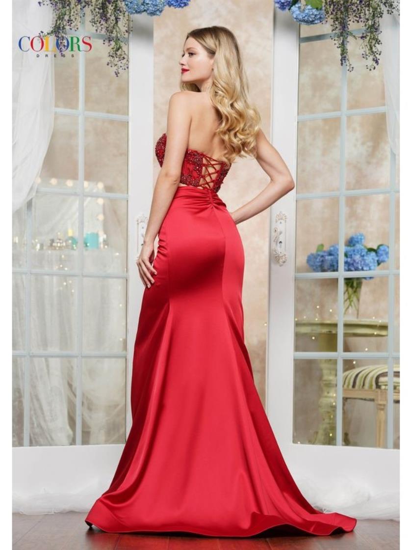 Prom Dresses Fitted Formal Long Prom Dress Red