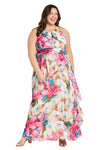 Formal Dresses Long A Line Floral Plus Size Formal Dress Fuchsia
