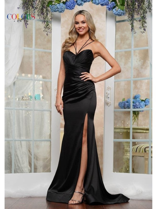 Prom Dresses Fitted Long Formal Evening Prom Dress Black