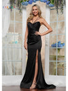 Prom Dresses Fitted Long Formal Evening Prom Dress Black