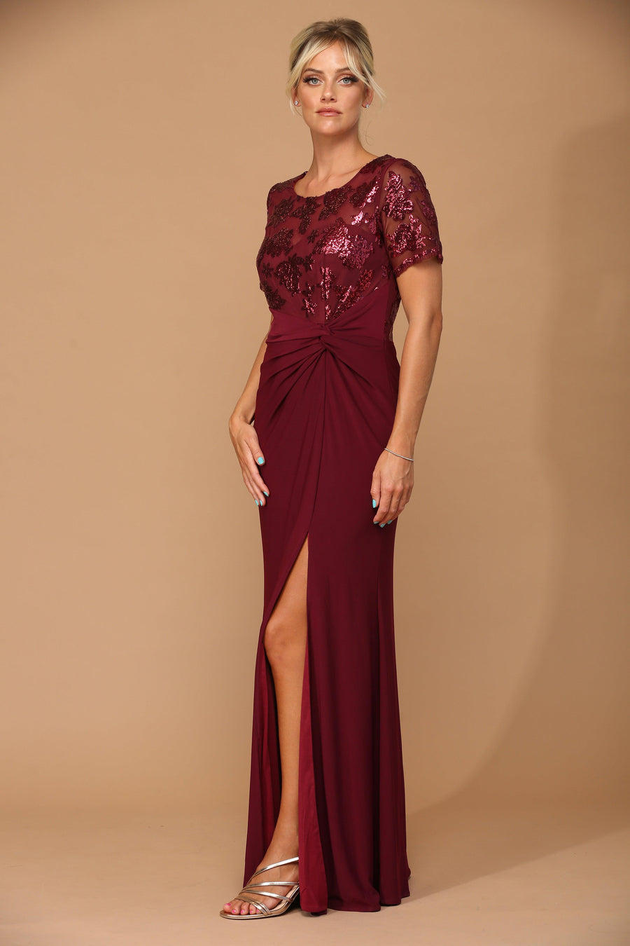Long Formal Mother of the Bride Evening Dress