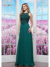 Prom Dresses Long Formal Fitted Evening Prom Dress Deep Green