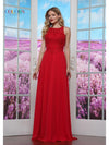 Prom Dresses Long Formal Fitted Evening Prom Dress Red