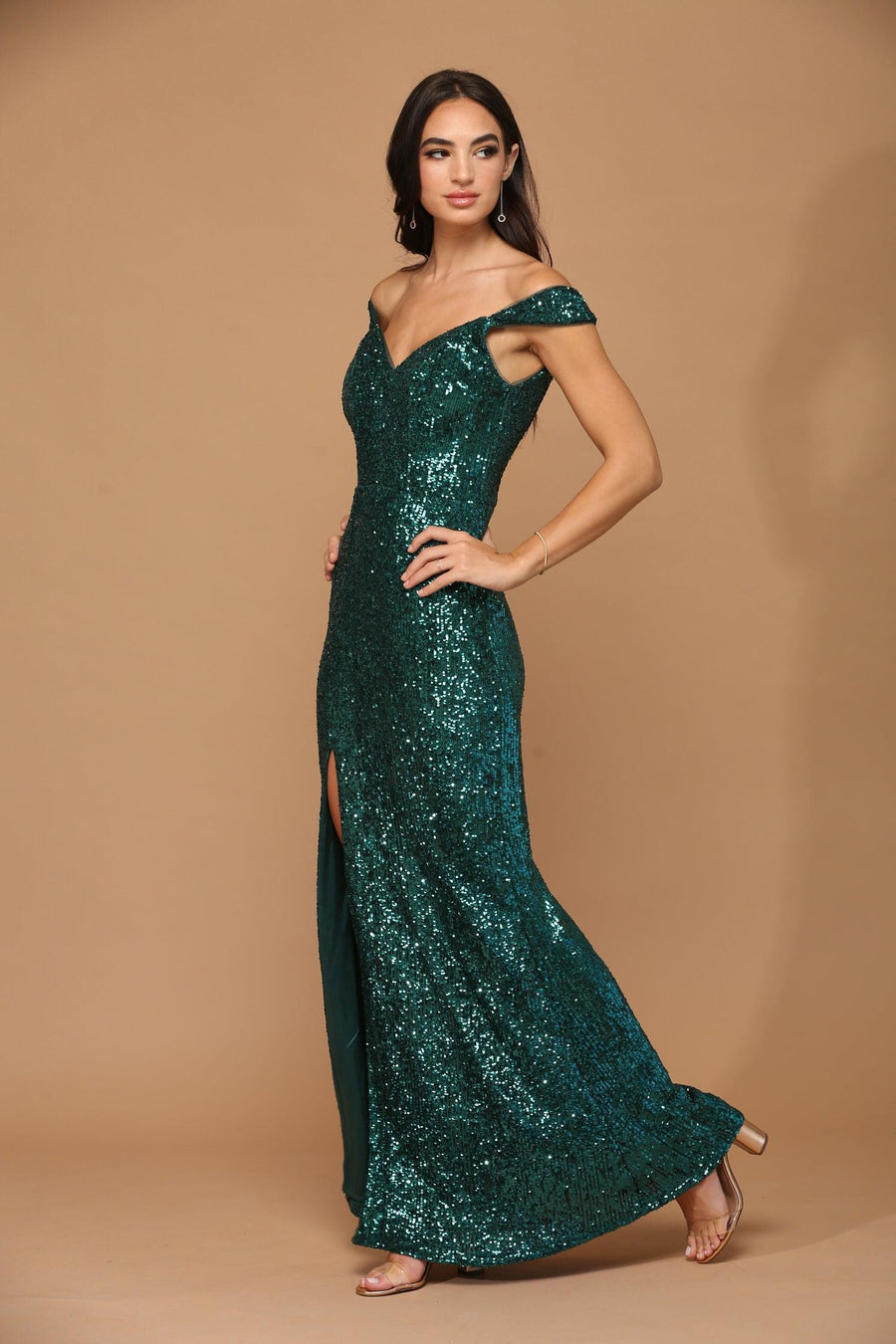 Prom Long Formal Fitted Evening Dress