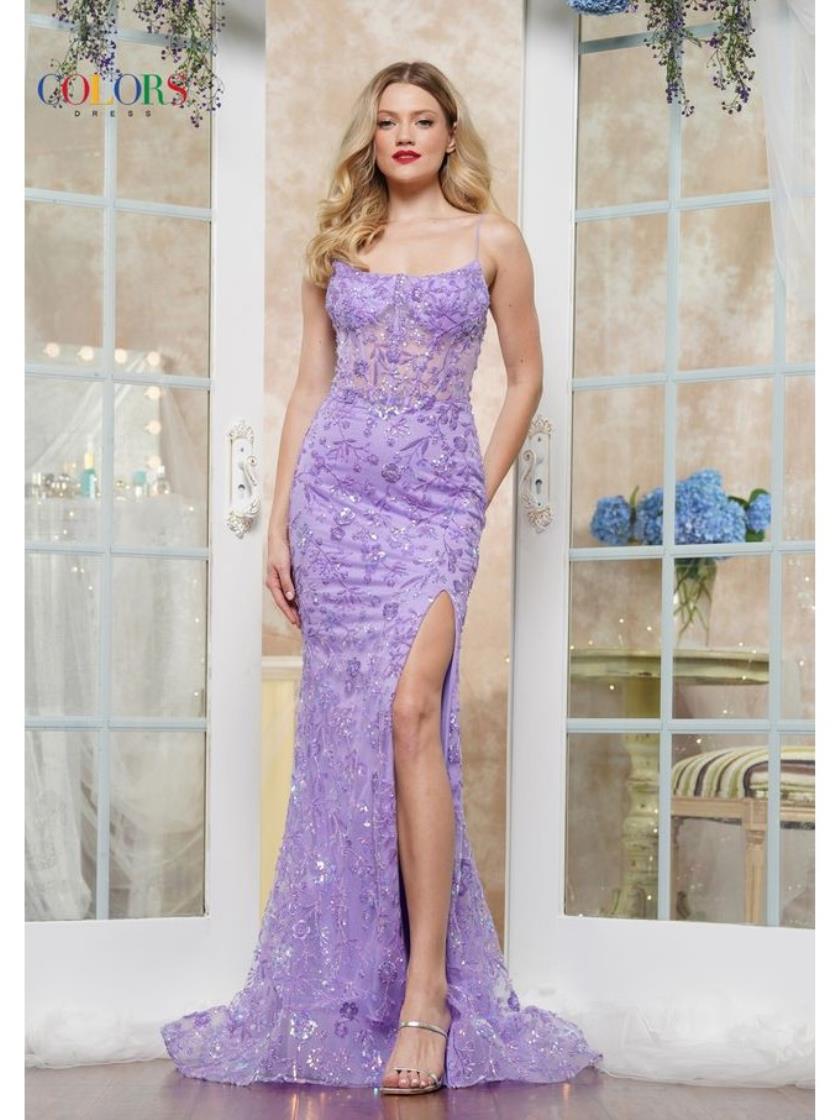 Prom Dresses Formal Long Fitted Prom Dress  Lavender