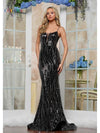 Prom Dresses Formal Fitted Long Evening Dress Black