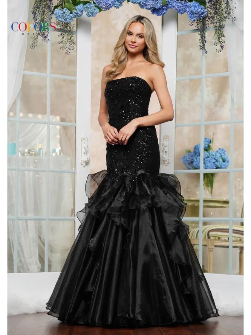 Prom Dresses Long Formal Beaded Mermaid Prom Dress Black
