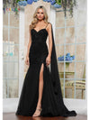 Prom Dresses Formal Fitted Long Evening Prom Dress Black