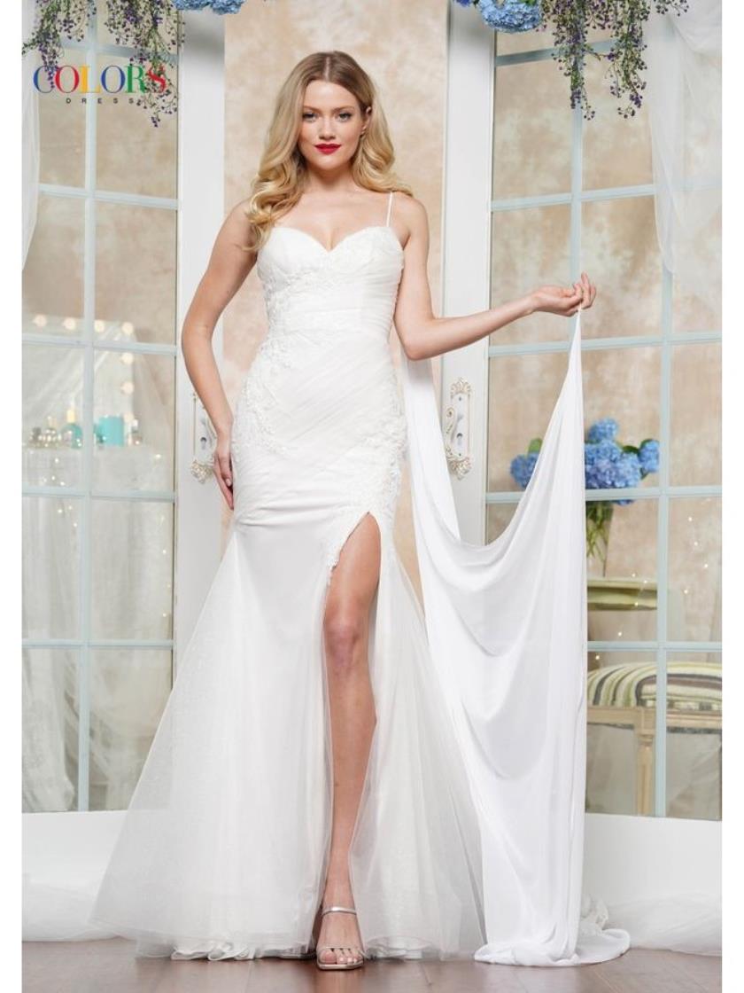 Prom Dresses Formal Fitted Long Evening Prom Dress Off White