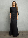 Mother of the Bride Dresses Long Formal Glitter Mother of The Bride Dress Black
