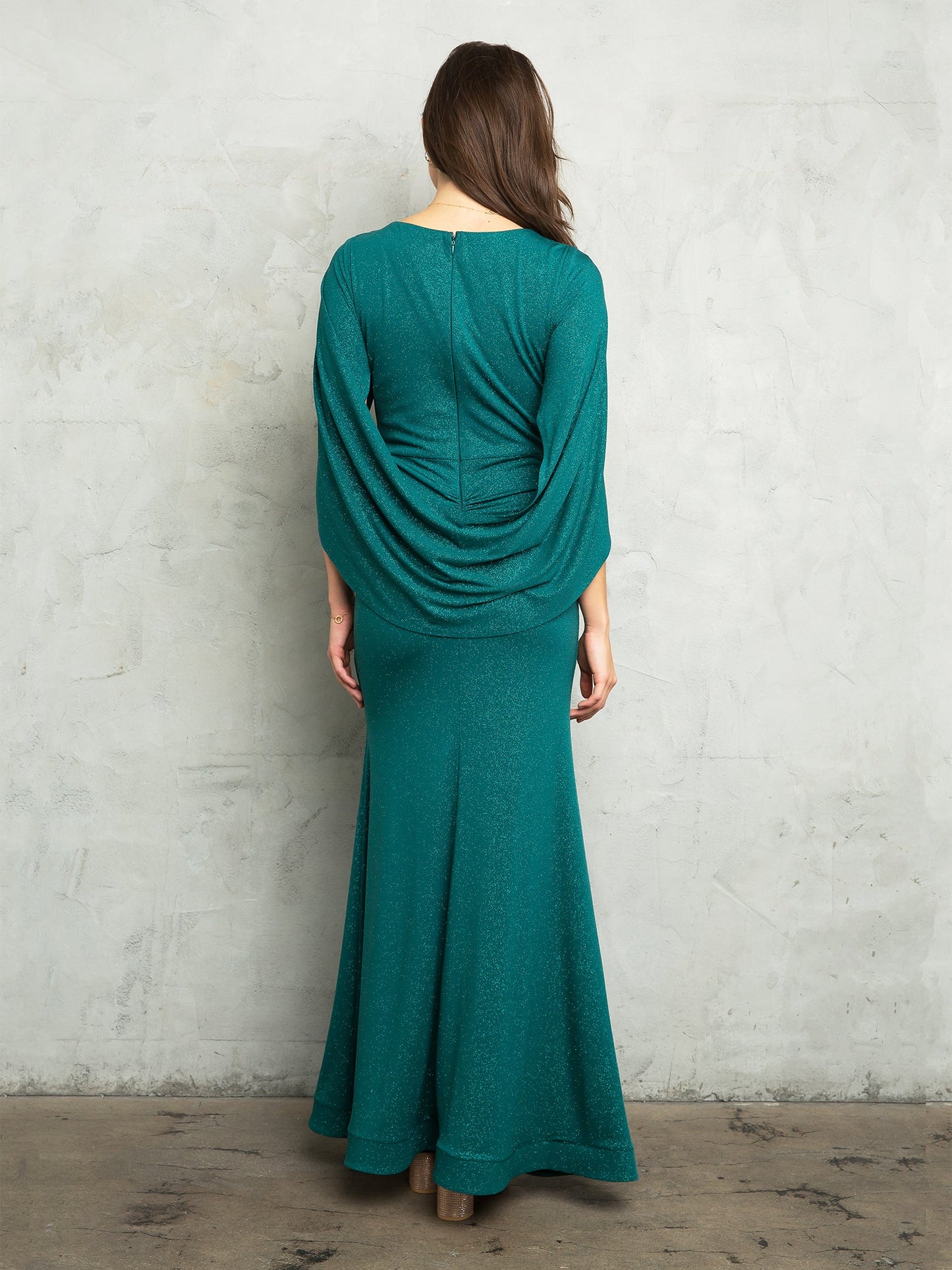 Mother of the Bride Dresses Long Formal Glitter Mother of The Bride Dress Hunter Green