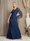 Mother of the Bride Dresses Formal Long Lace Mother of the Bride Dress Navy