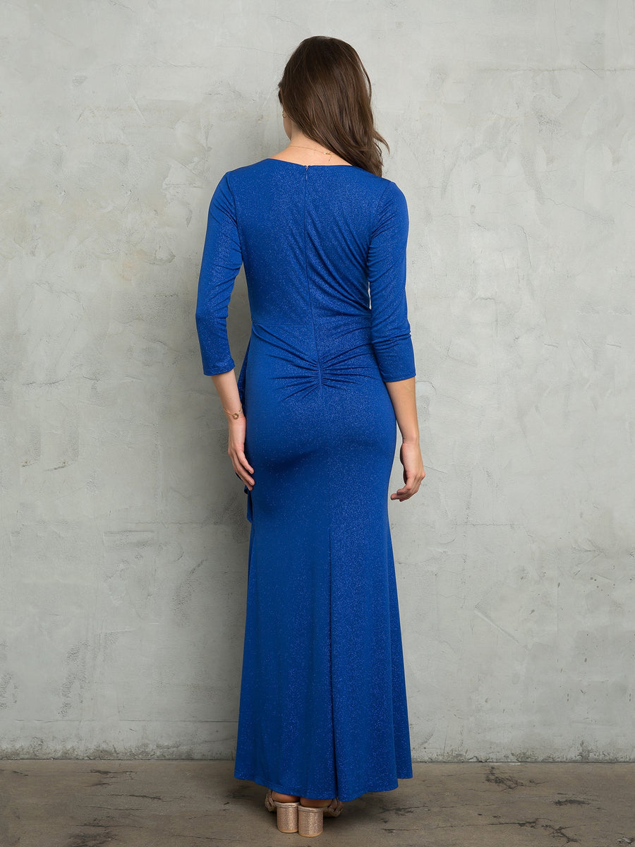 Mother of the Bride Dresses Glitter Long Mother of the Bride Dress Royal