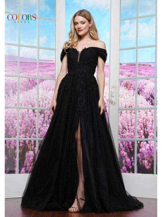 Prom Dresses Ball Gown Long Formal Prom Dress Black