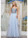 Prom Dresses Long Beaded Formal Prom Dress Blue