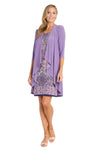 Mother of the Bride Dresses Mother of the Bride Short Jacket Cocktail Dress Lavender