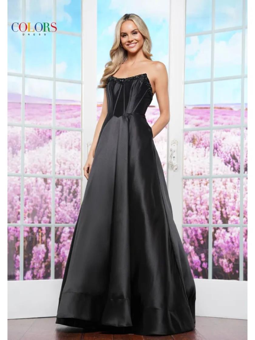 Prom Dresses Formal Ball Gown Long Evening Prom Dress Black