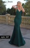 Prom Dresses Prom Fitted Long Formal Dress Hunter