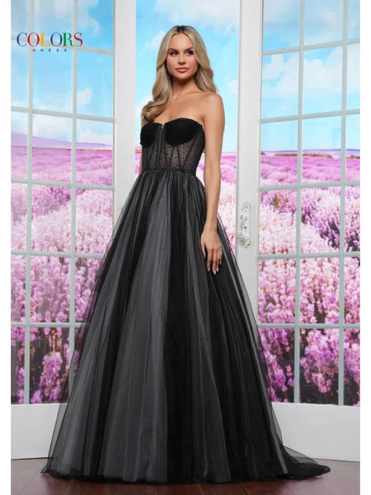Prom Dresses Long Fitted Formal Prom Dress Black
