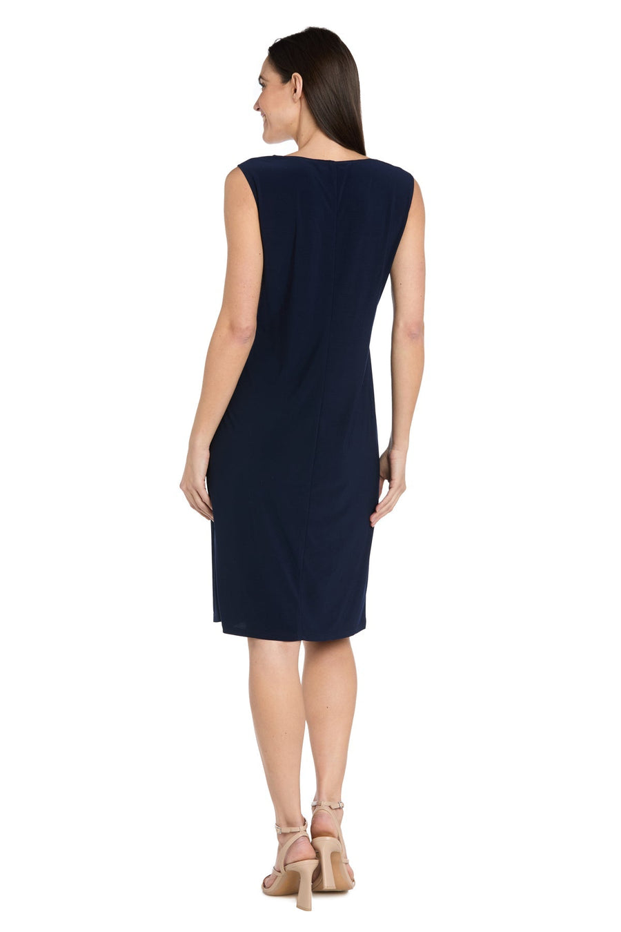 Mother of the BrideDresses Short Mother of the Bride Floral Jacket Dress Navy/Yellow