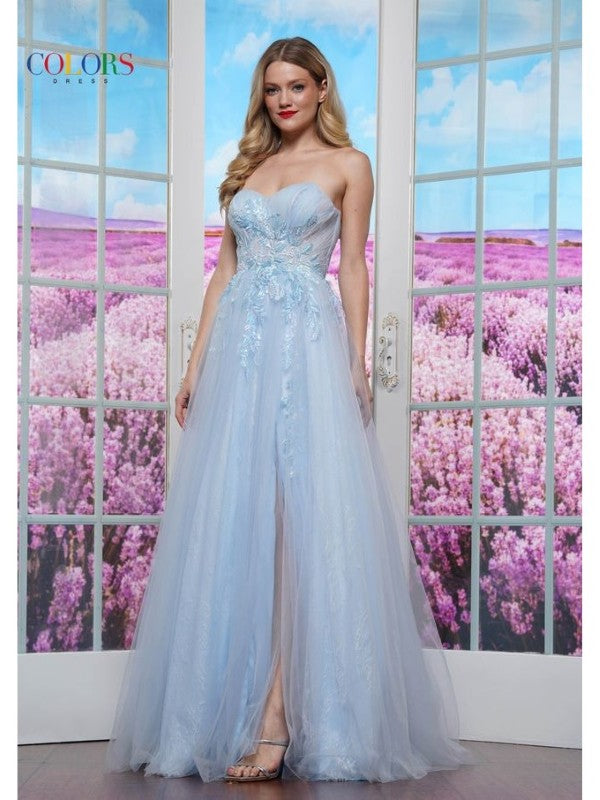 Prom Dresses Long Ball Gown Formal Prom Dress Light Blue