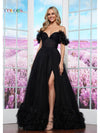 Prom Dresses Formal Sheer Long Ball Gown Prom Dress Black