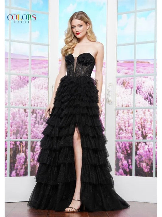 Prom Dresses Long Ball Gown Formal Skirt Prom Dress Black