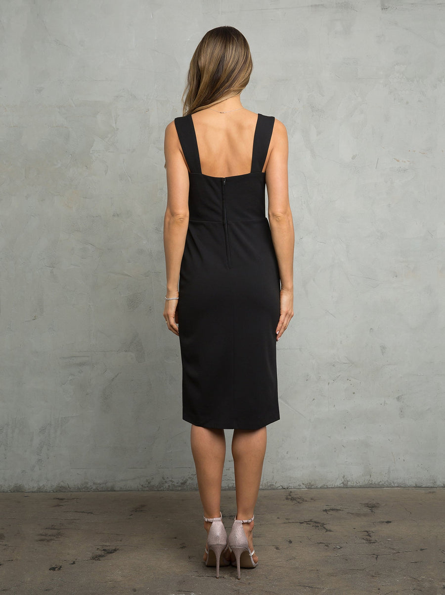 Cocktail Dresses Short Slit Cocktail Dress Black