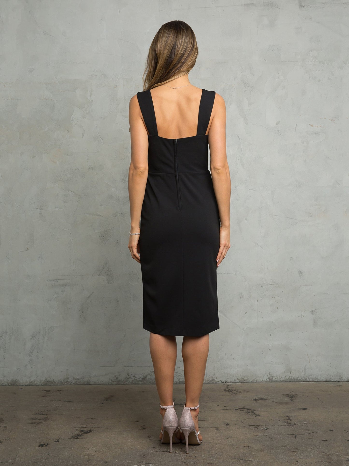 Cocktail Dresses Short Slit Cocktail Dress Black