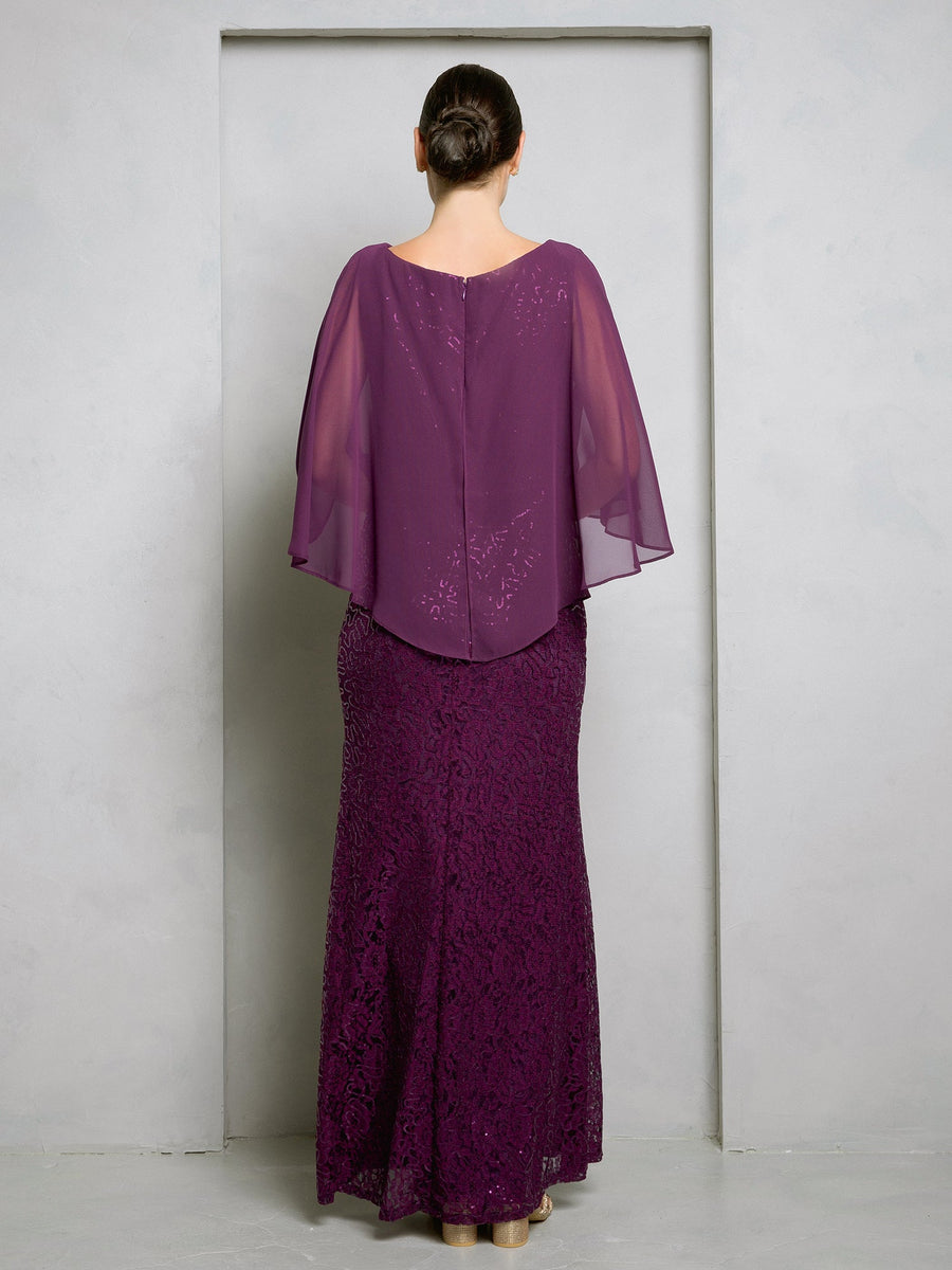 Mother of the Bride Dresses Sequin Lace Long mother of the Bride Dress Black