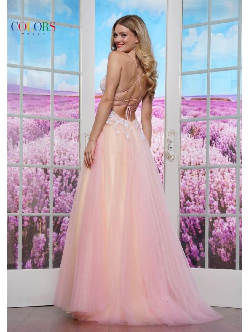 Prom Dresses Long Formal Tone Line Skirt Prom Dress Pink