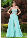 Prom Dresses Long Ball Gown Fitted Formal Prom Dress Mint